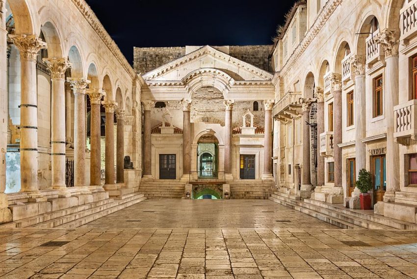 Split  Adriatic Coast, Roman Ruins & Mediterranean Climate