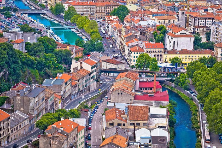 Rijeka aerial view